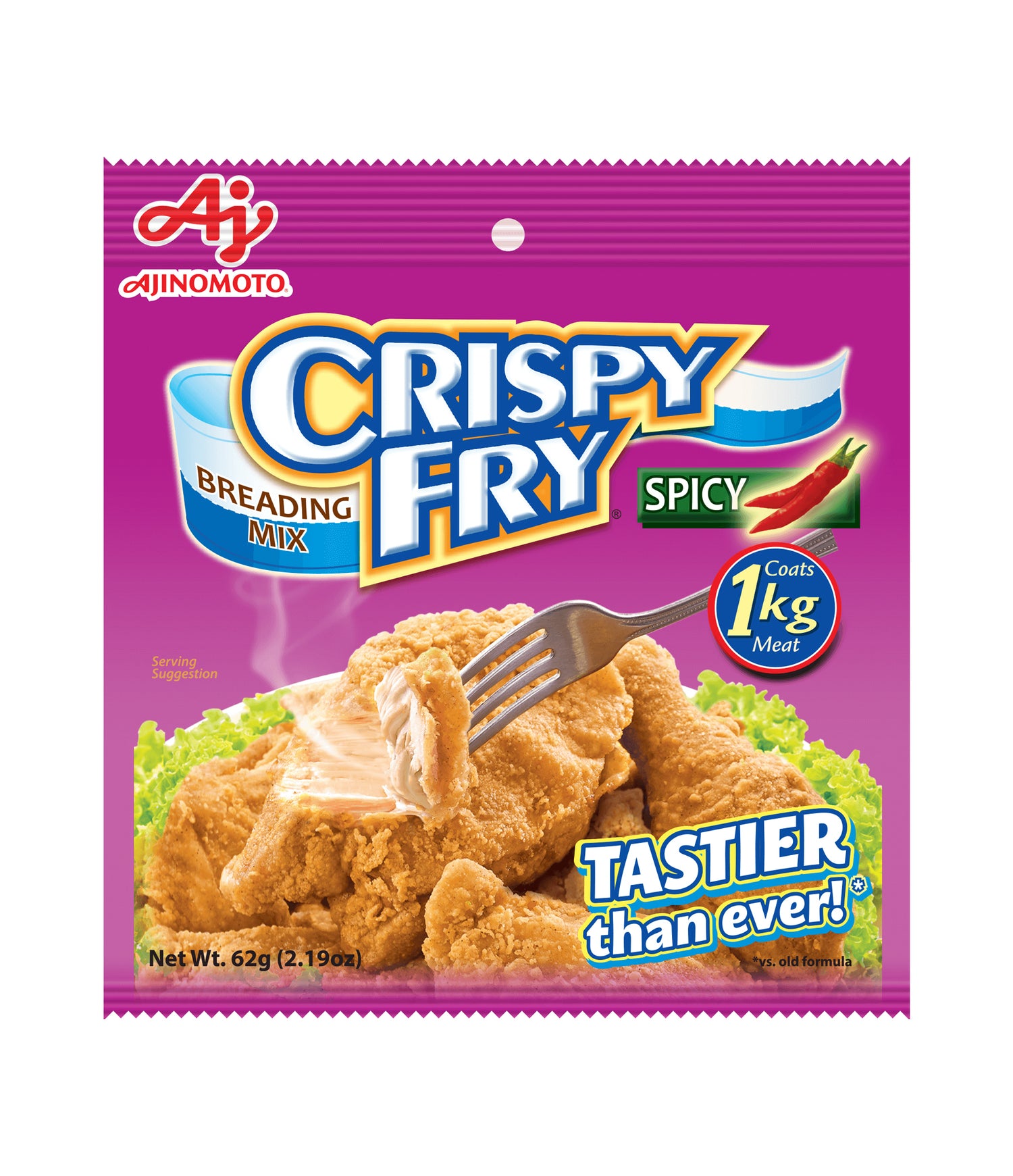 Ajinomoto - Crispy Fry Breading Mix (Spicy) 62g