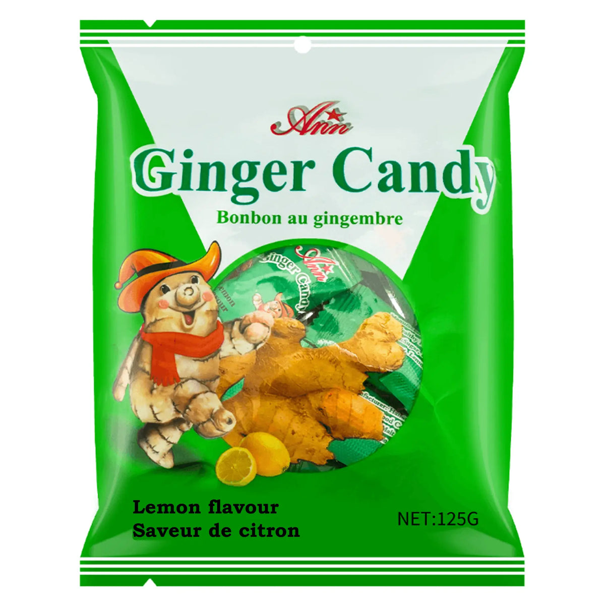 Ann - Ginger Candy (Lemon) 125g – Haisue