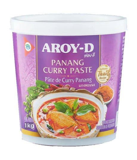 Aroy-D Panang Curry Paste container on a white background