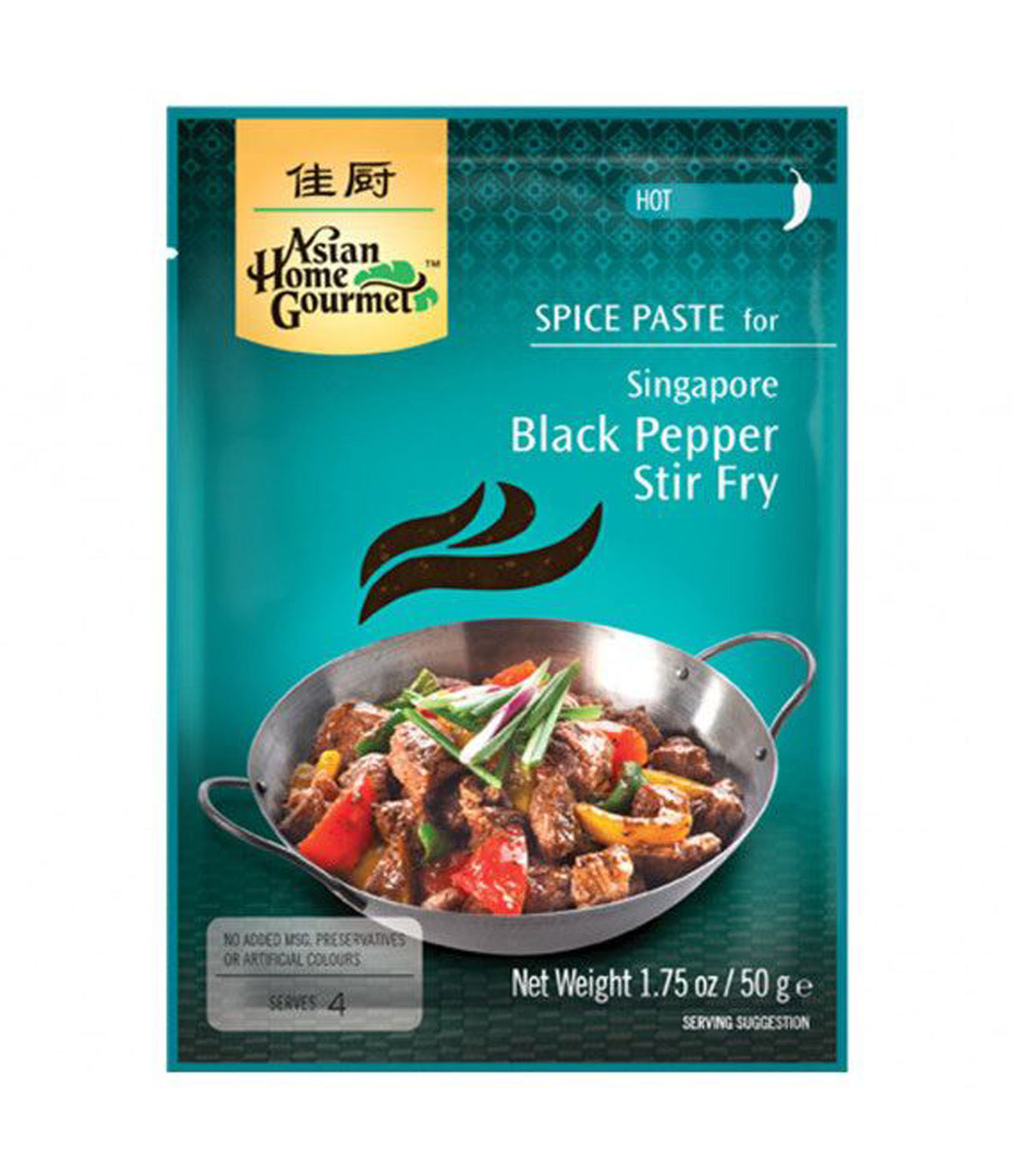 Asian Home Gourmet - Spice Paste for Singapore Black Pepper Stir Fry 50g