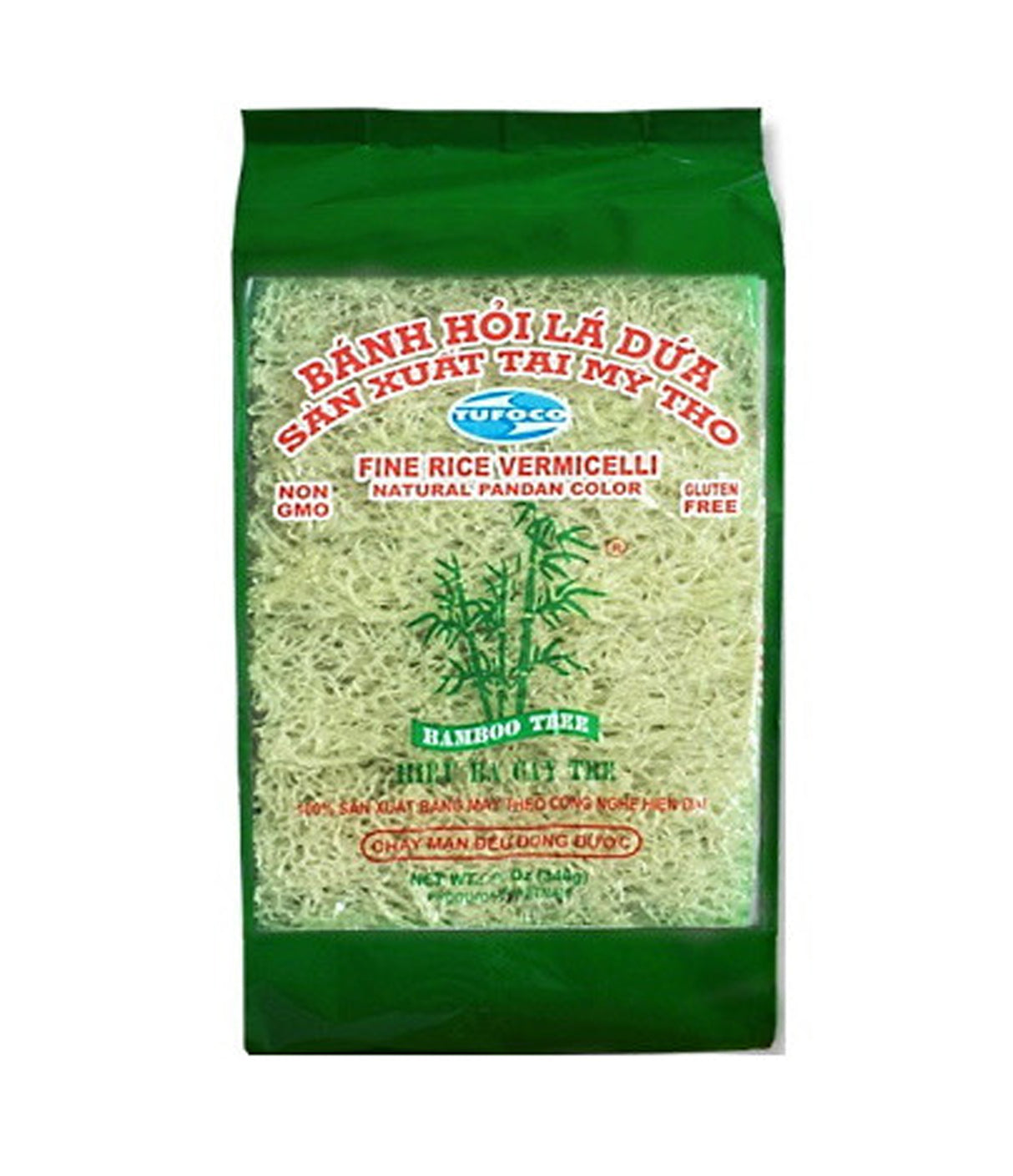 Bamboo Tree - Fine Rice Vermicelli (Natural Pandan Color) 340g