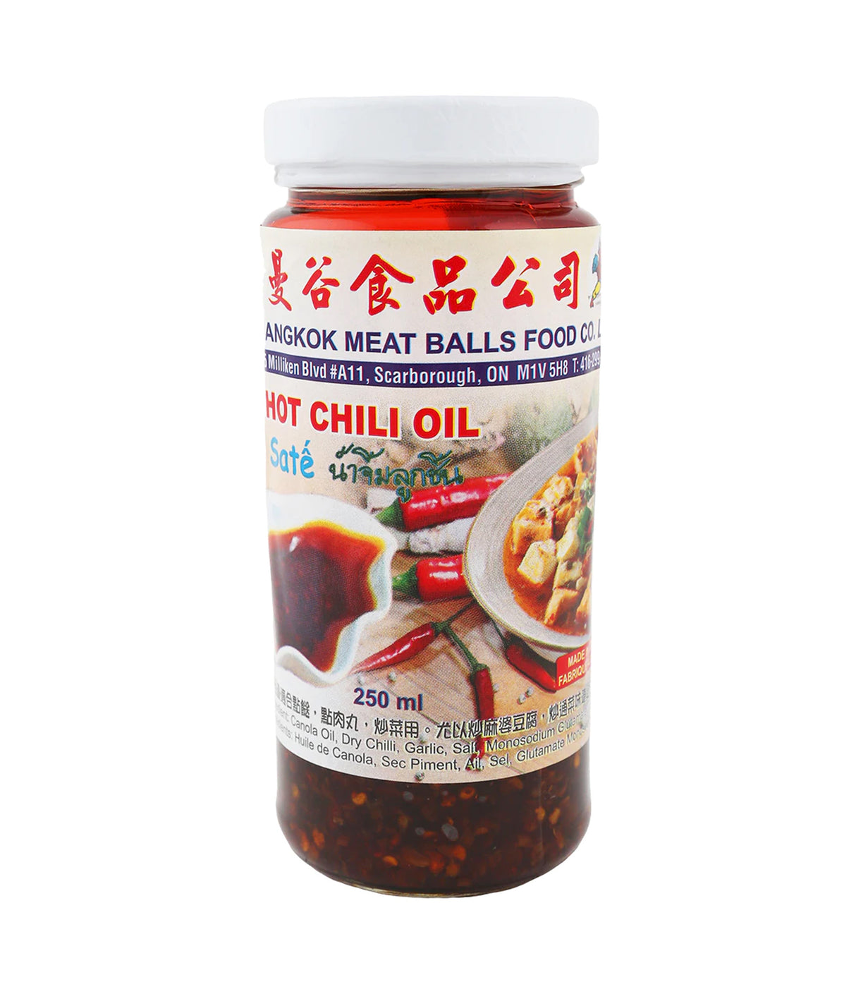 Bangkok Meat Balls - Hot Chili Oil 250ml