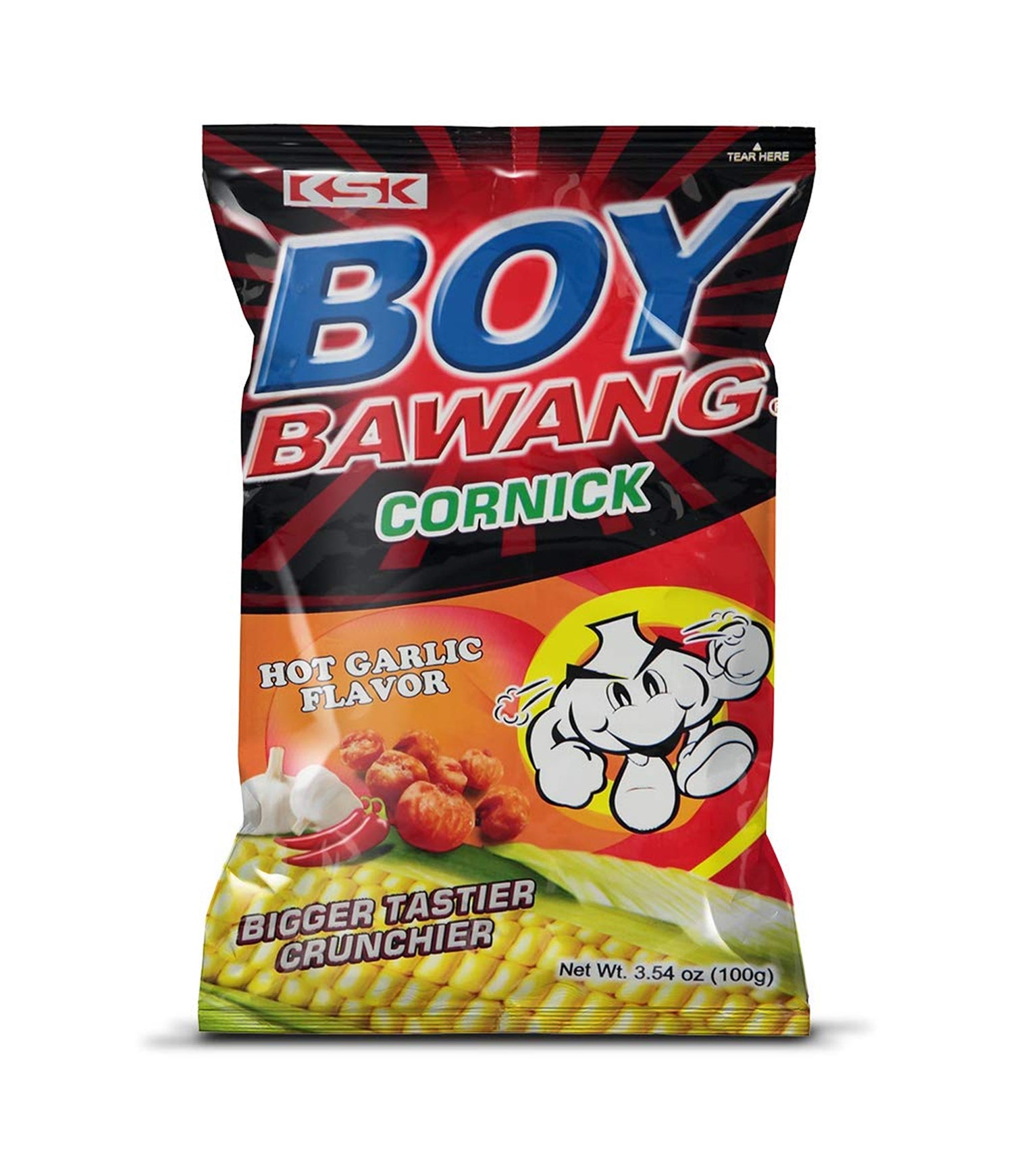 Boy Bawang - Cornick (Hot Garlic Flavor) 100g