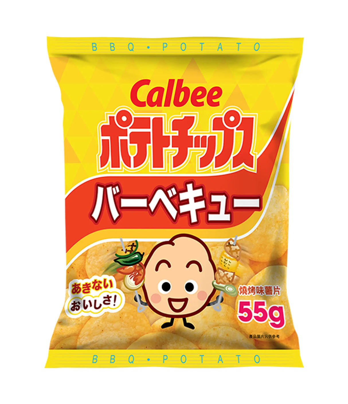 Calbee - BBQ Potato Chips 55g