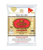 Bag of Thai Tea Mix with branding and product details on a white background