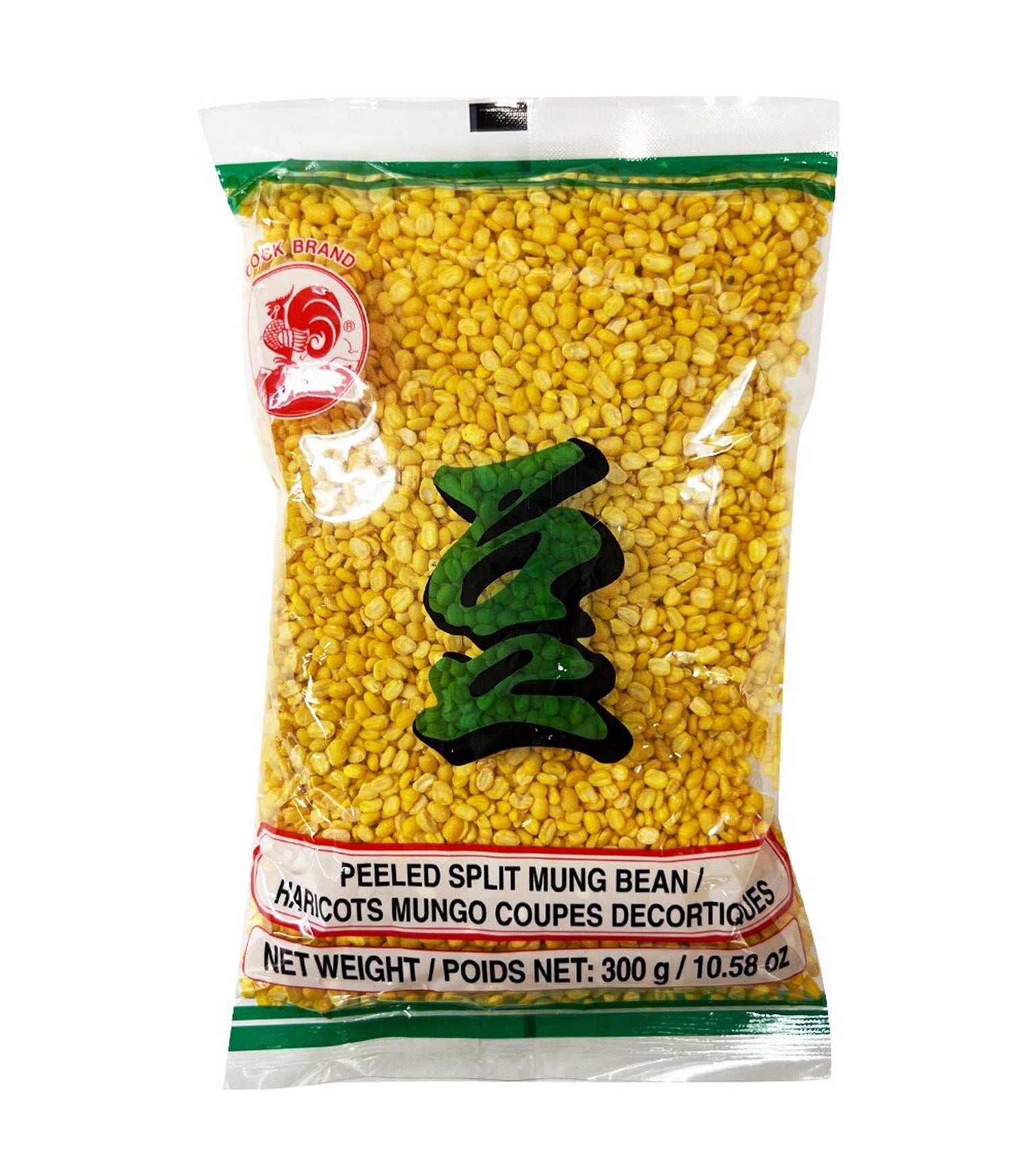 Cock Brand - Peeled Split Mung Bean 300g