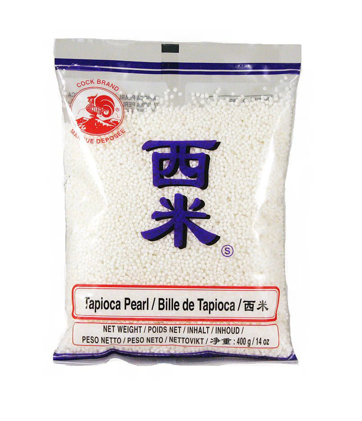 Cock Brand - Tapioca Pearl (Small) 400g