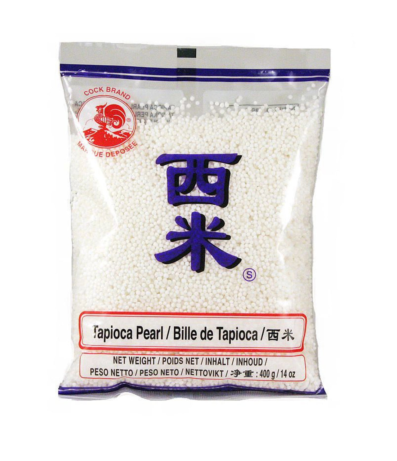 Cock Brand - Tapioca Pearl (Small) 400g