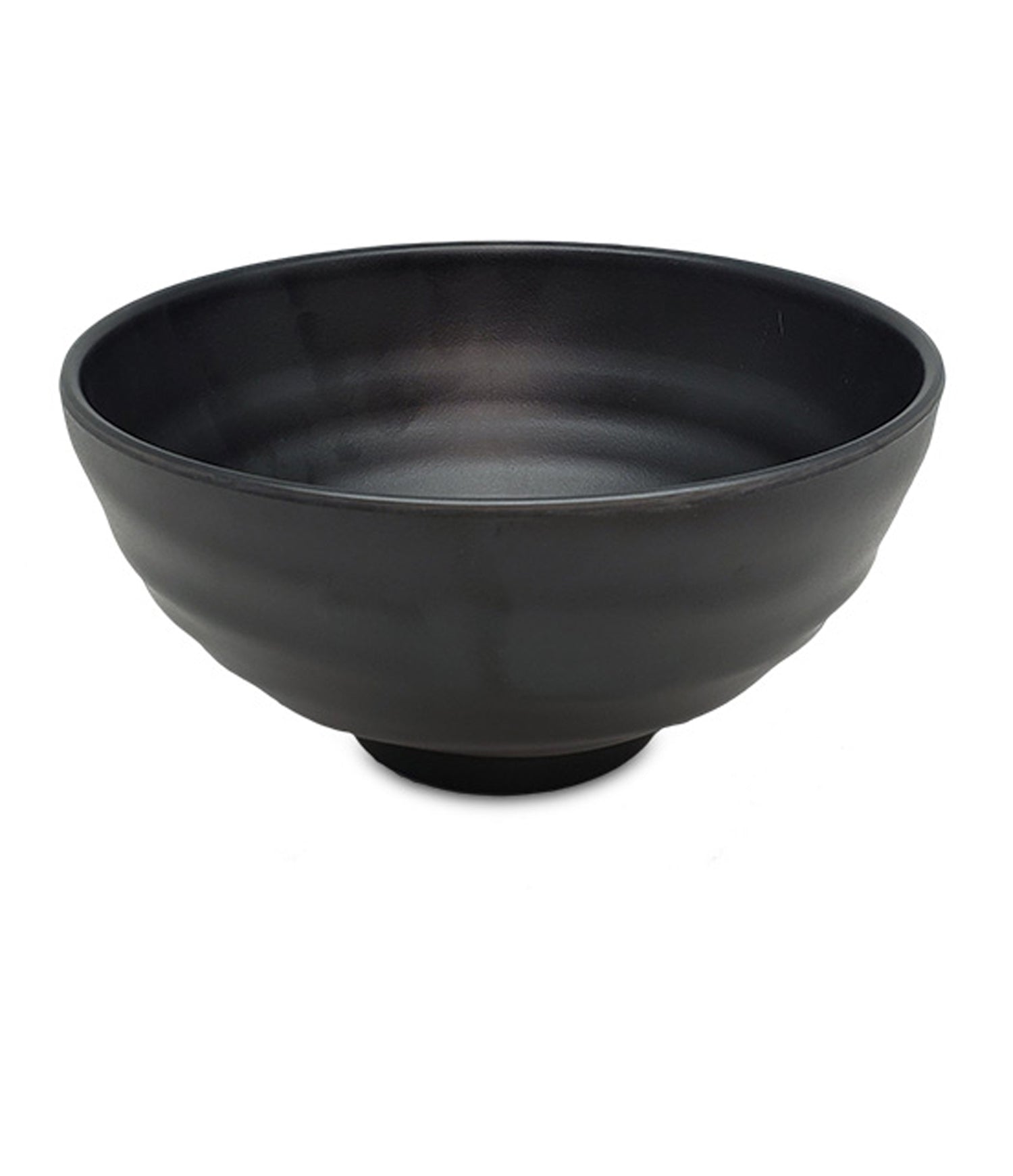 EMF - Matte Black Finish Melamine Bowl 19x9.5cm