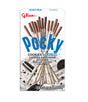 Packaging of Glico Pocky Cookies & Cream Biscuit Sticks Cream Coated 70g showing the product name and images of the biscuit sticks.