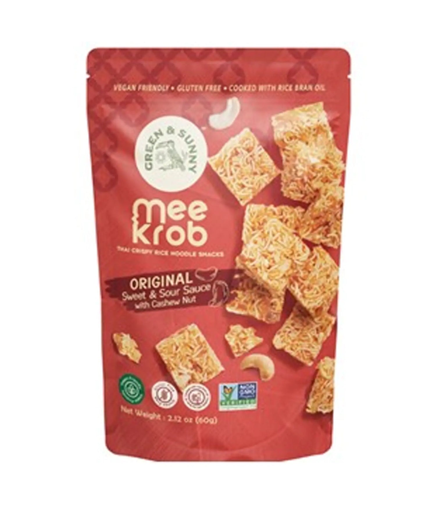 Green & Sunny - Mee Krob Rice Noodle Snacks (Original) 60g