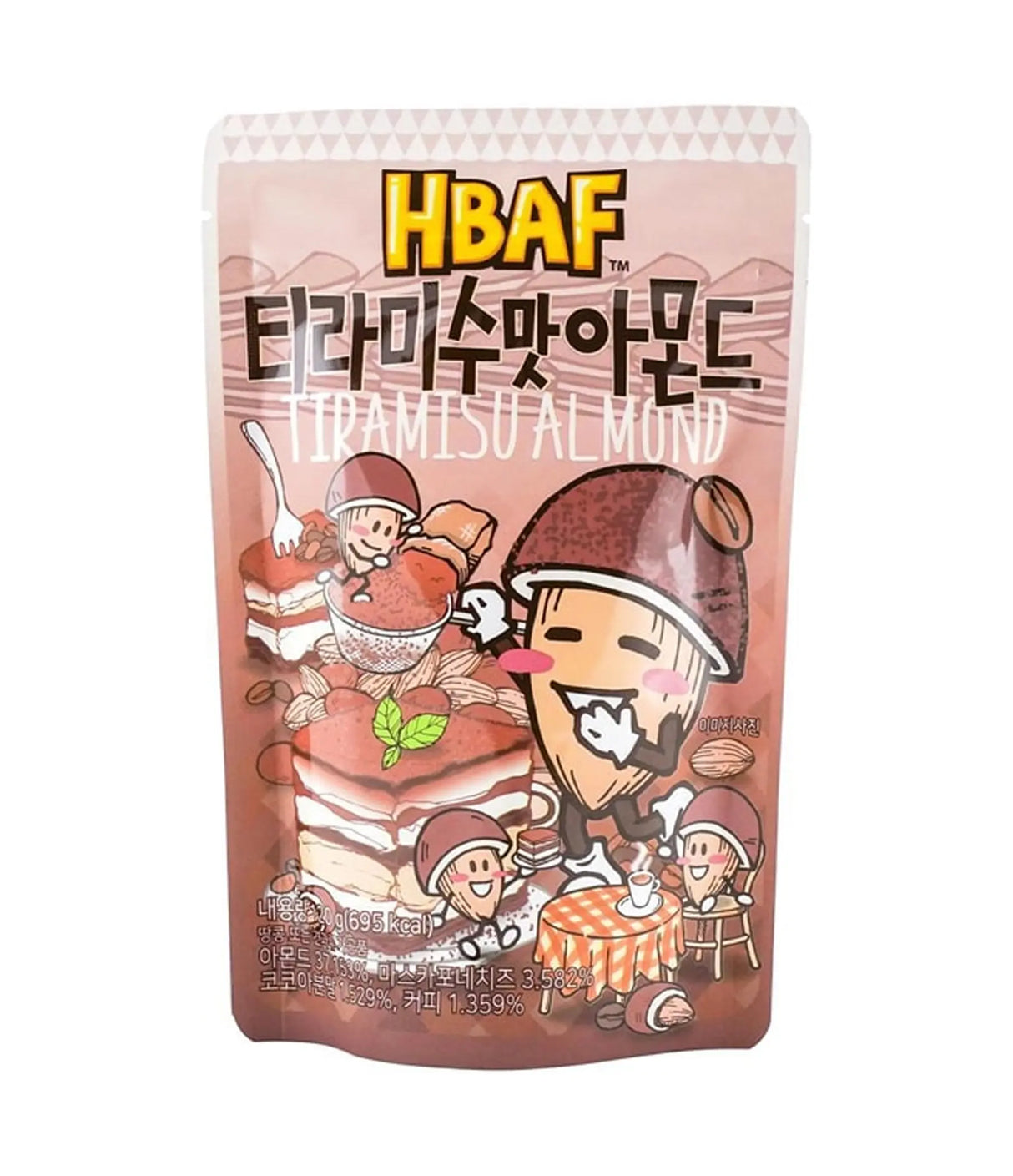 HBAF - Amandes saveur Tiramisu 190g