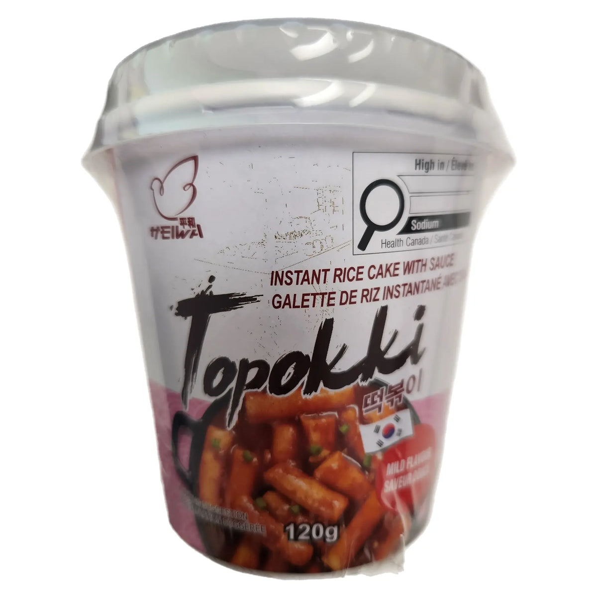 Heiwa - Topokki Instant Rice Cake with Sauce (Mild) 120g – Haisue