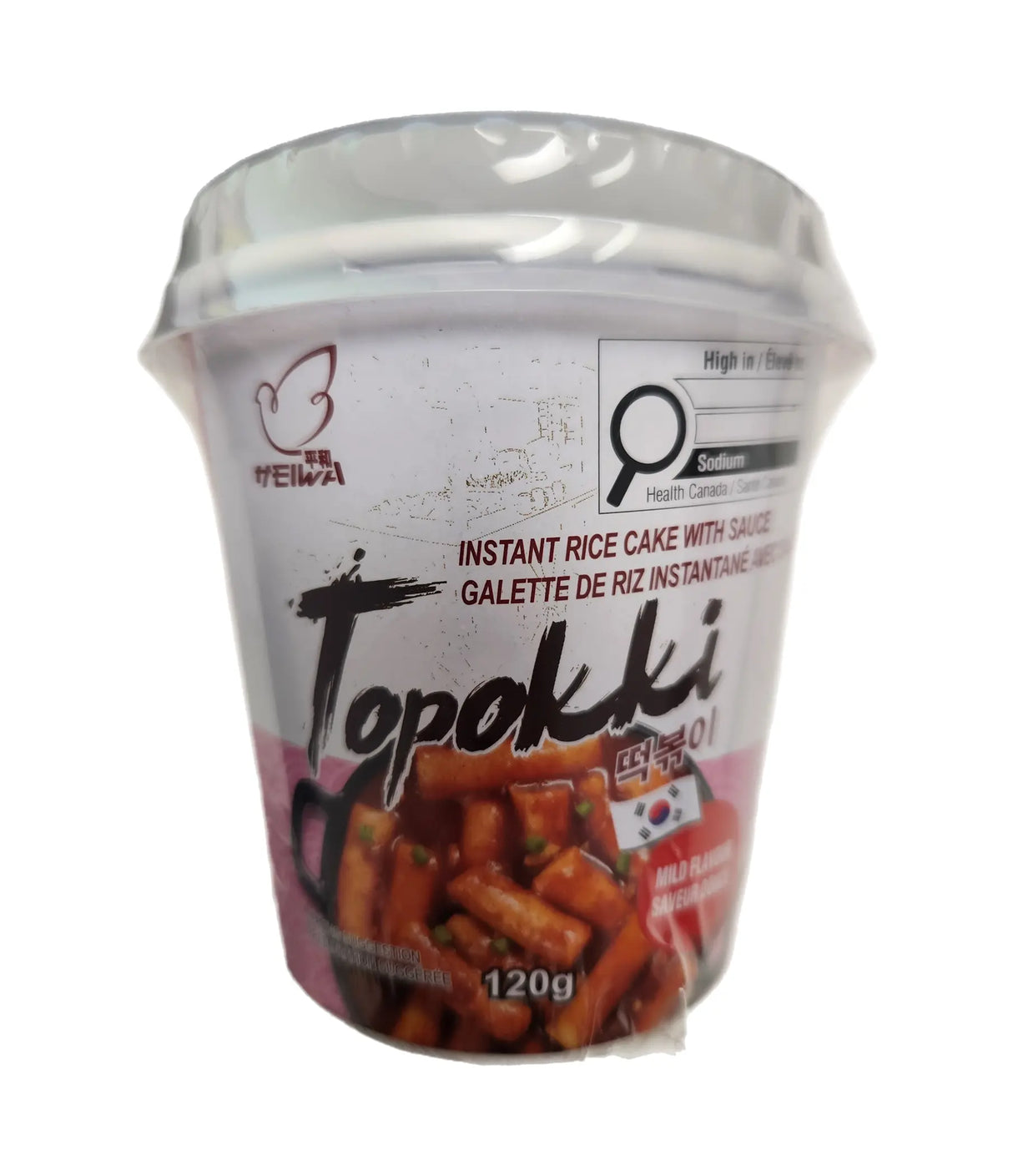 Heiwa - Topokki Instant Rice Cake with Sauce (Mild) 120g