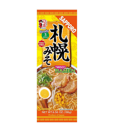 Sapporo Miso Ramen package on a white background