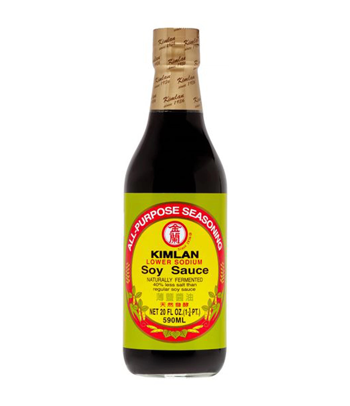 Kimlan - Less Sodium Soy Sauce 590ml