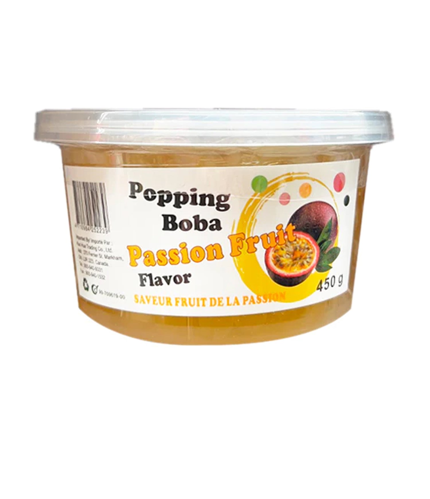 Kuo Hua - Popping Boba (Passion Fruit Flavor) 450g