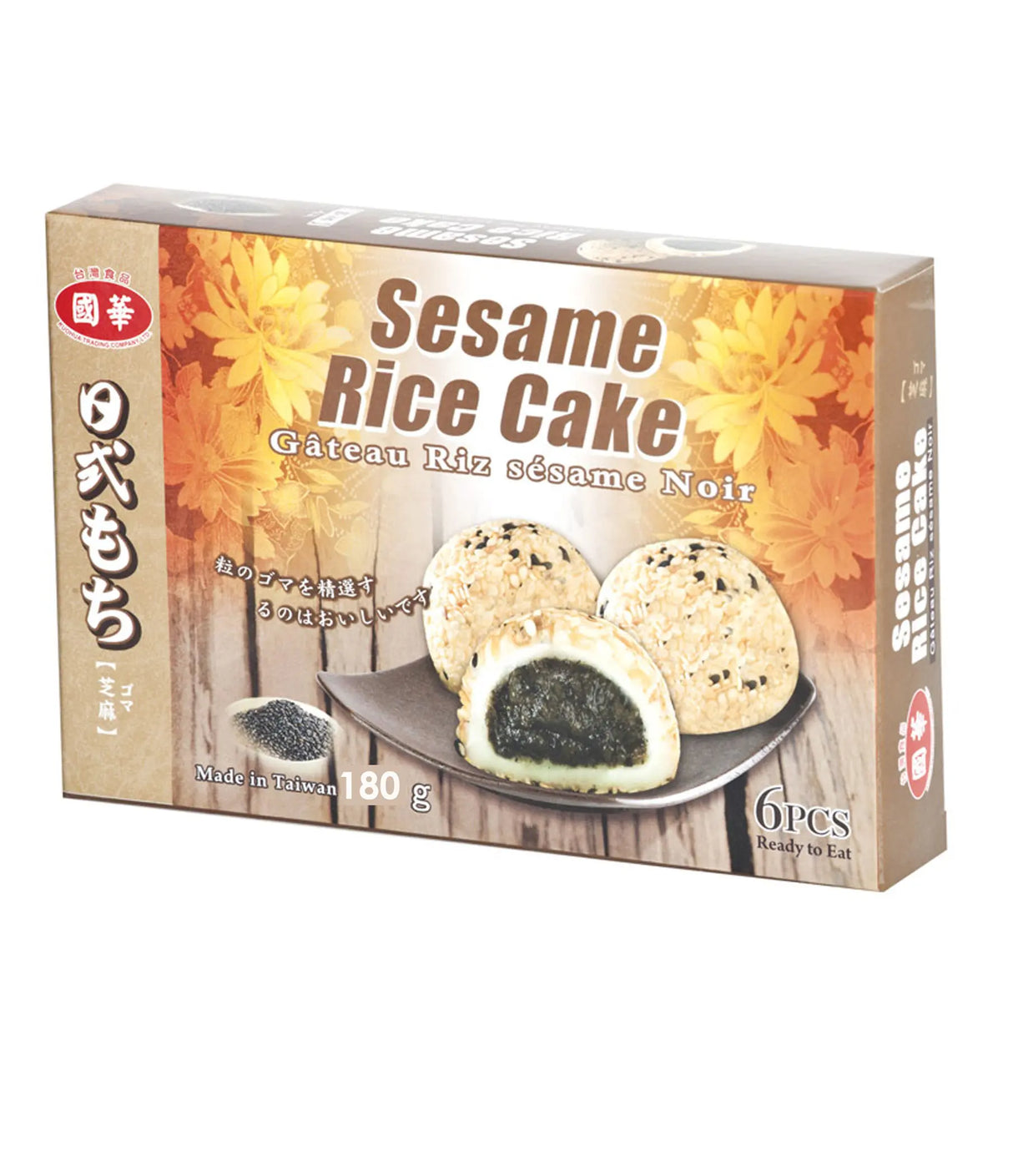 Kuo Hua - Sesame Rice Cake (Mochi) 180g