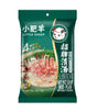 Packaging of Little Sheep Hot Pot Soup Base showing the product name, branding, and an image of the soup with vegetables and meat.
