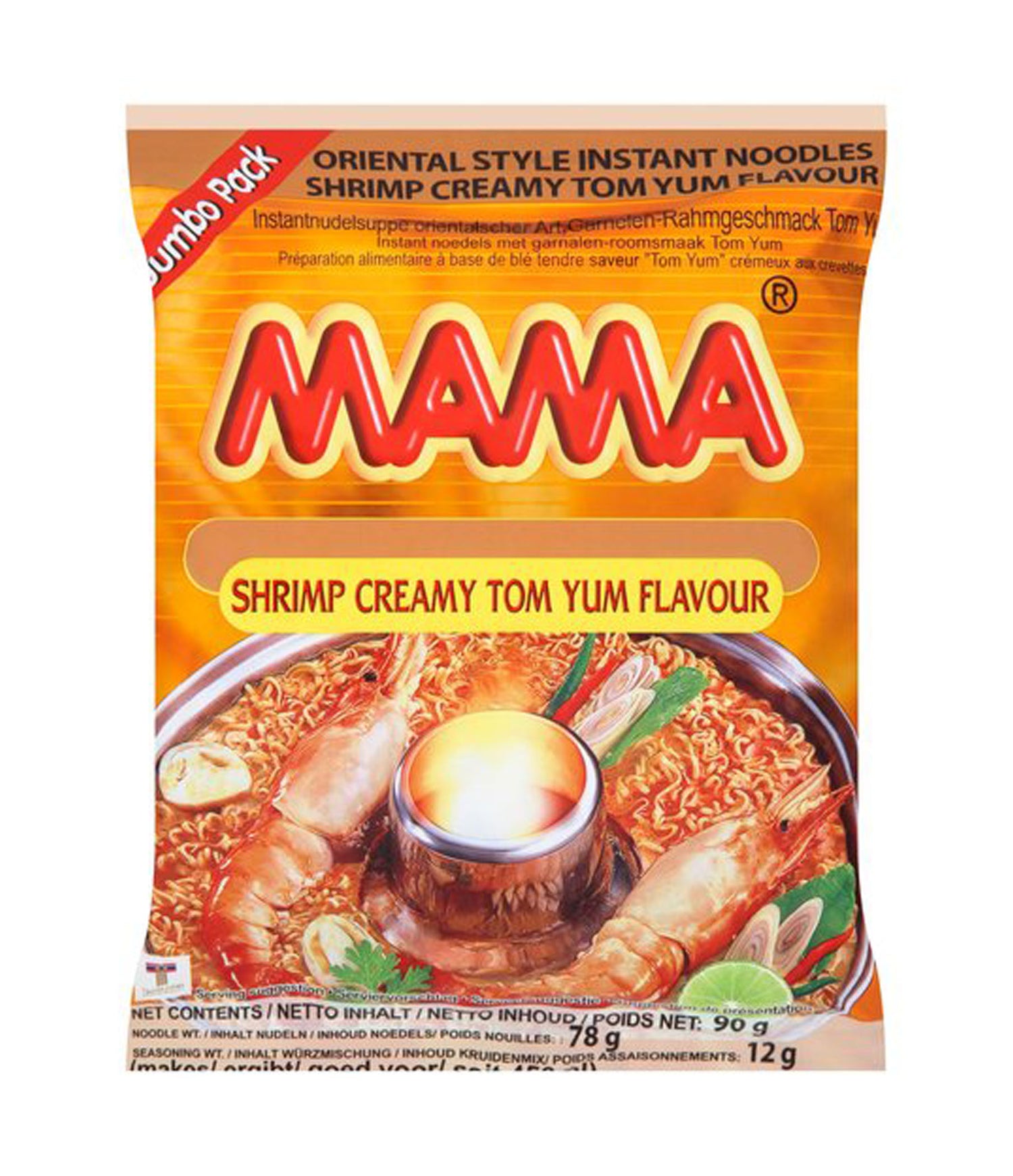 Mama - Oriental Style Instant Noodles (Shrimp Creamy Tom Yum Flavour) 90g