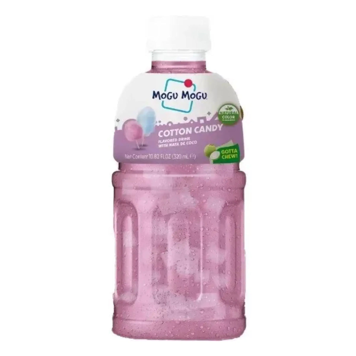 Mogu Mogu - Cotton Candy Flavored Drink with Nata de Coco 320ml