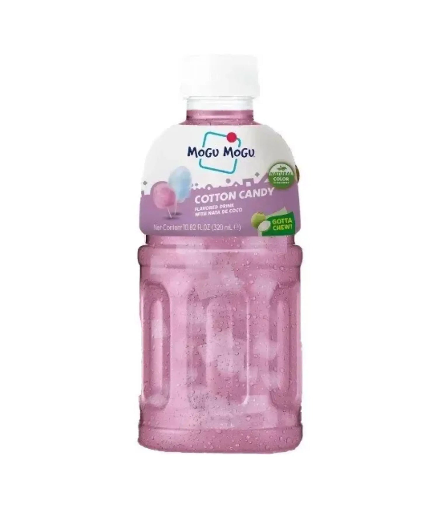 Mogu Mogu - Cotton Candy Flavored Drink with Nata de Coco 320ml