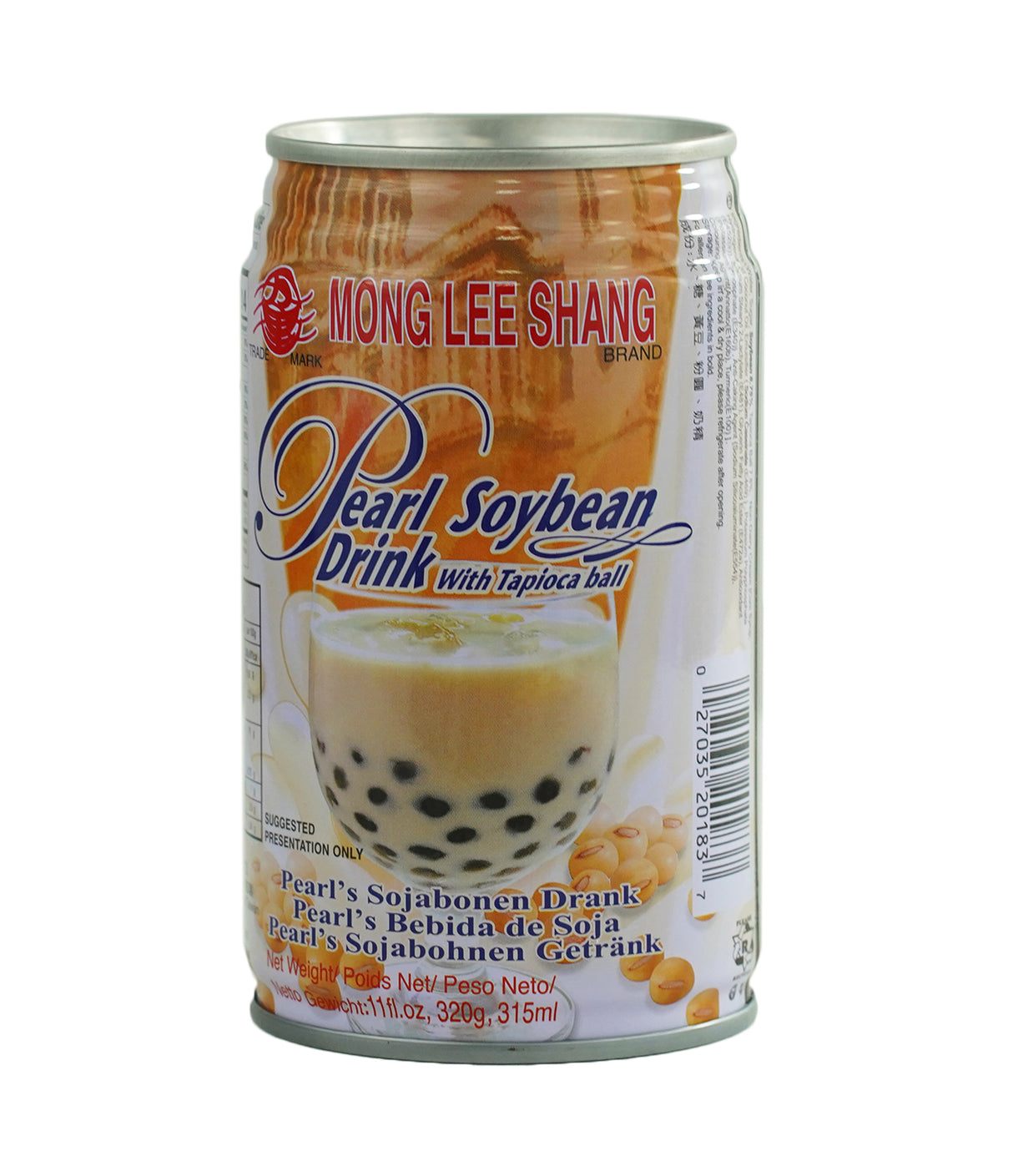 Mong Lee Shang - Pearl Soybean Drink with Tapioca Ball 315ml