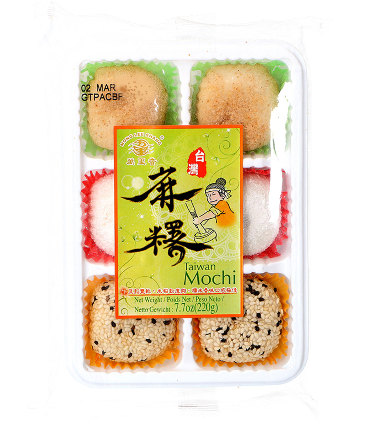 Mong Lee Shang - Taiwan Mochi 220g