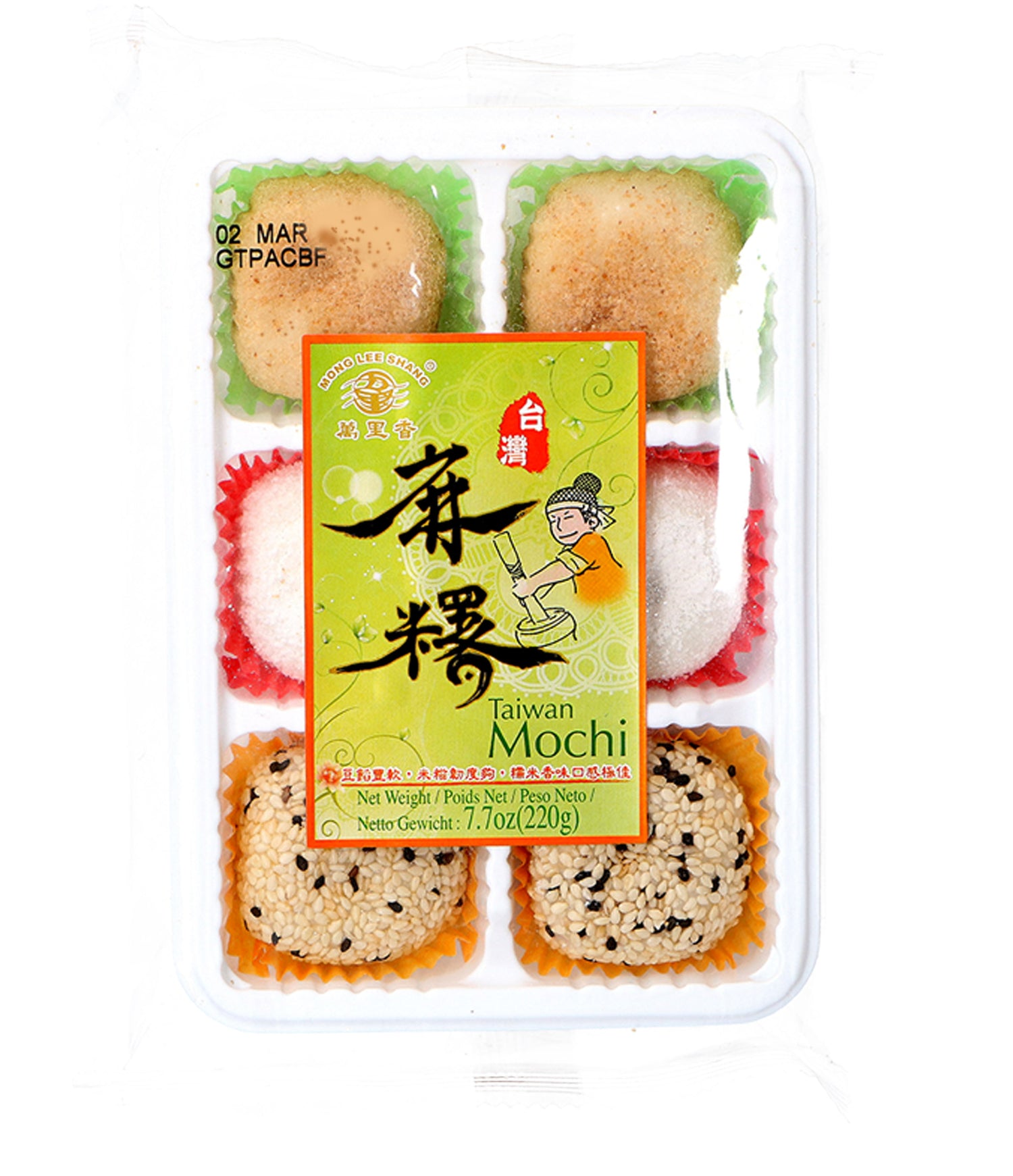 Mong Lee Shang - Taiwan Mochi 220g
