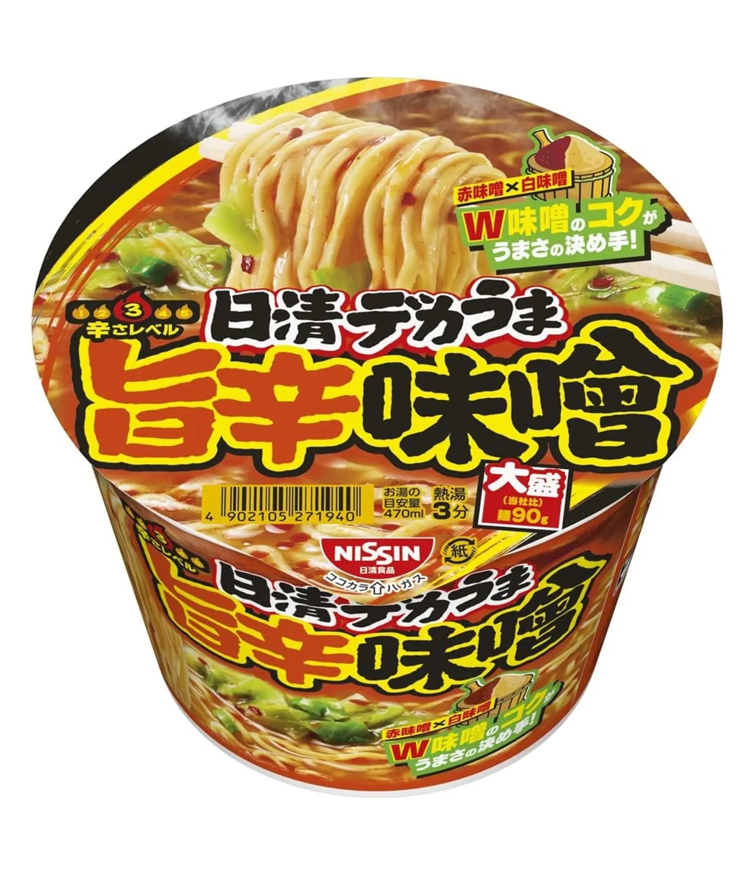Nissin - Dekauma Noodle (Spicy Miso) 106g
