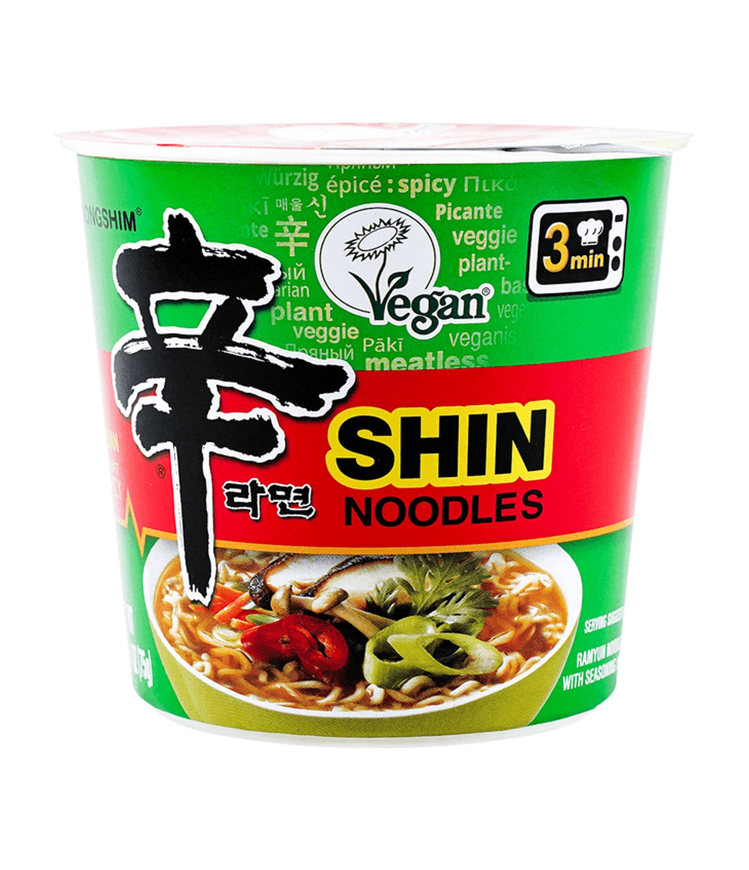 Nongshim - Shin Noodle Soup (Vegan) 75g