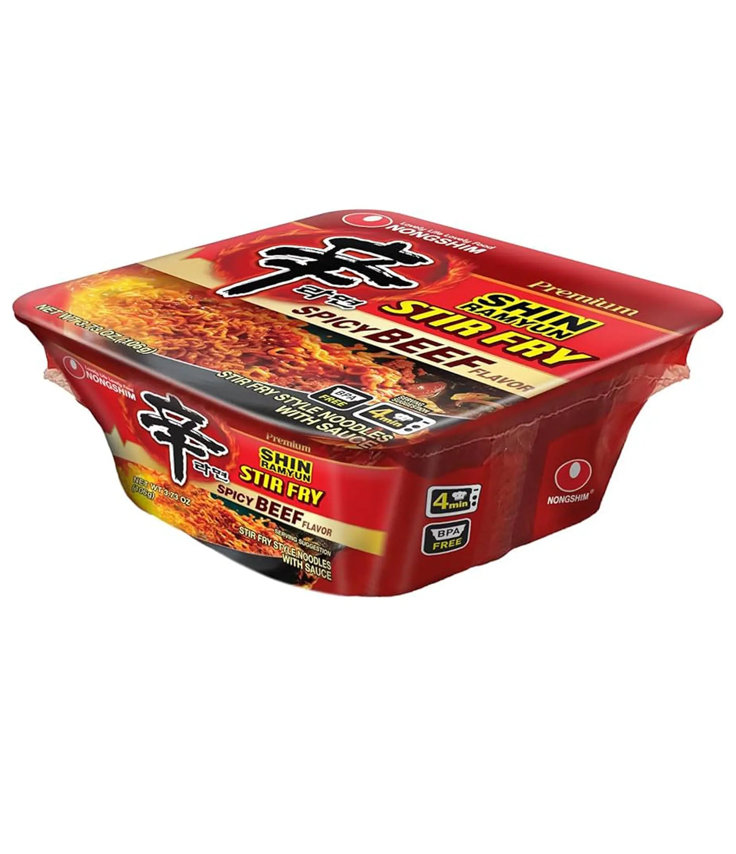 Nongshim - Shin Ramyun Stir Fry Spicy Beef 106g