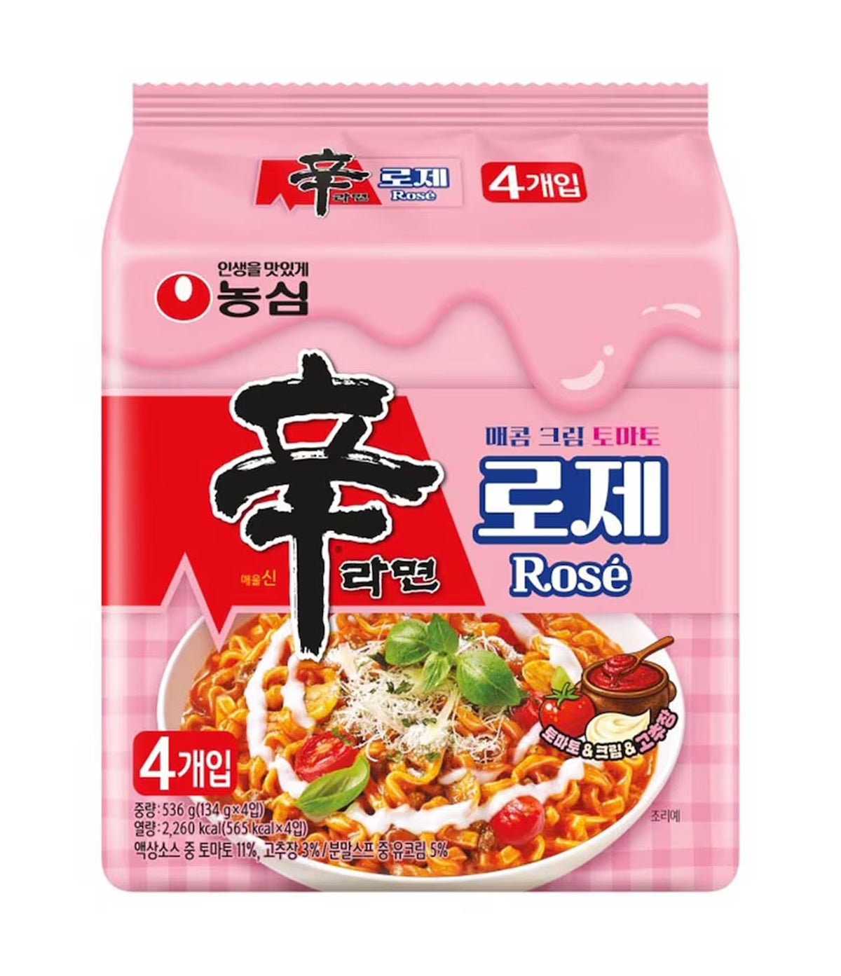 Nongshim - Shin Ramyun Rosé 4x135g