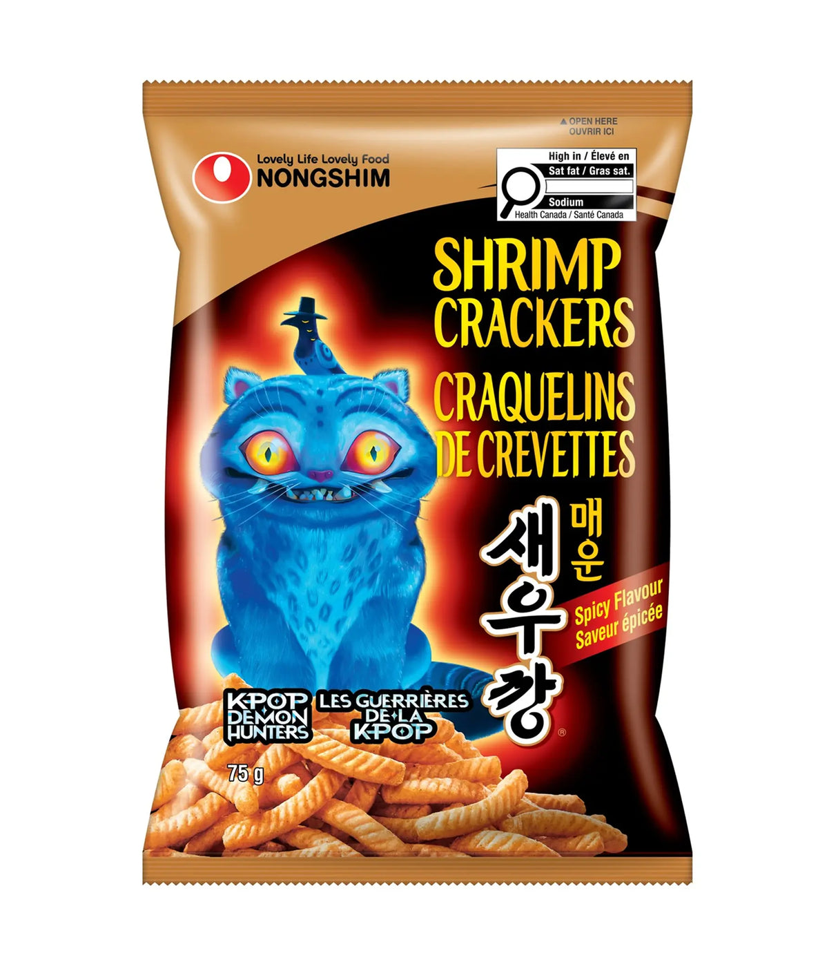 Nongshim x KPop Demon Hunters - Shrimp Cracker (Spicy) 75g