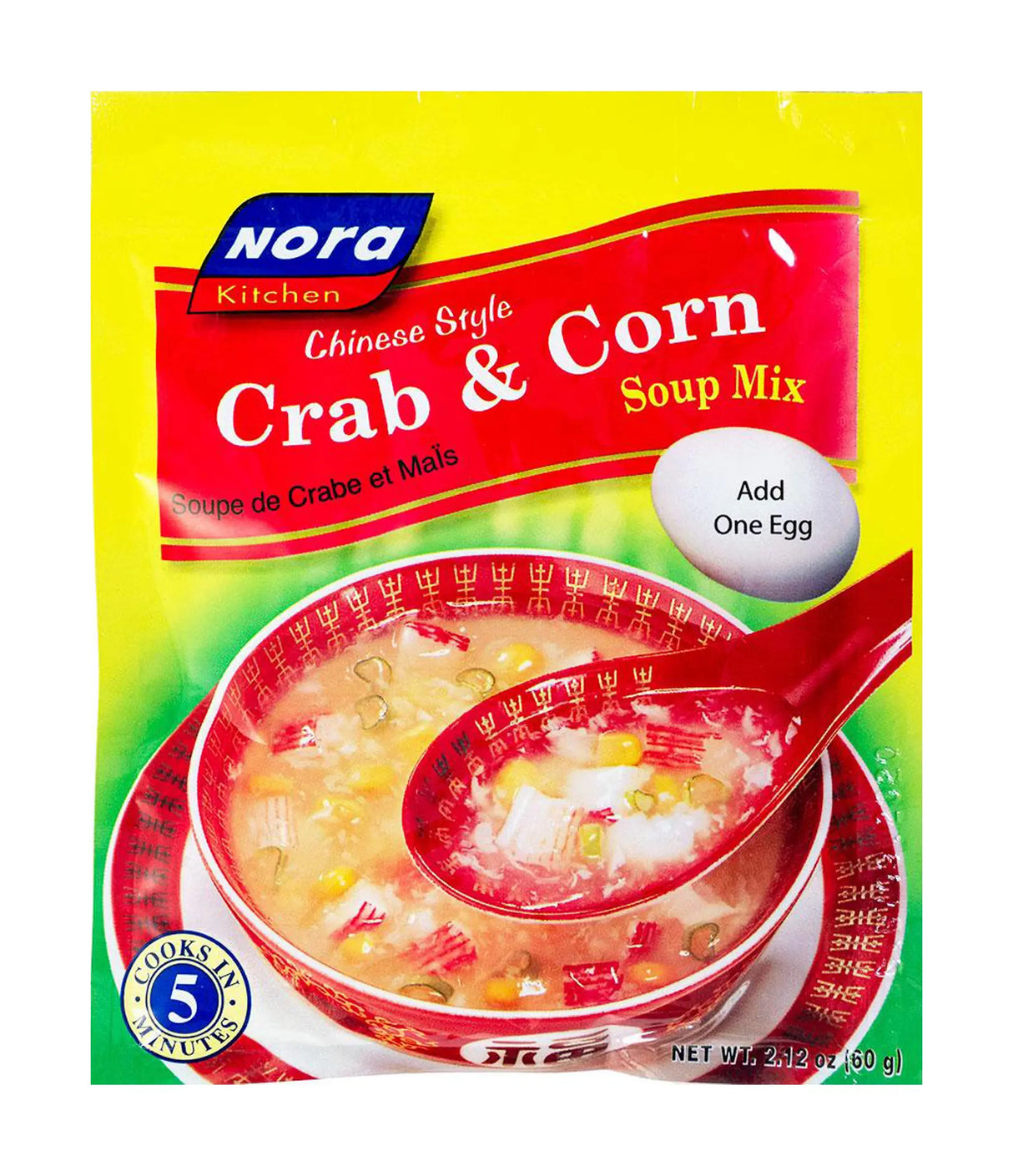 Nora Kitchen - Chinese Style Crab & Corn Soup Mix 60g