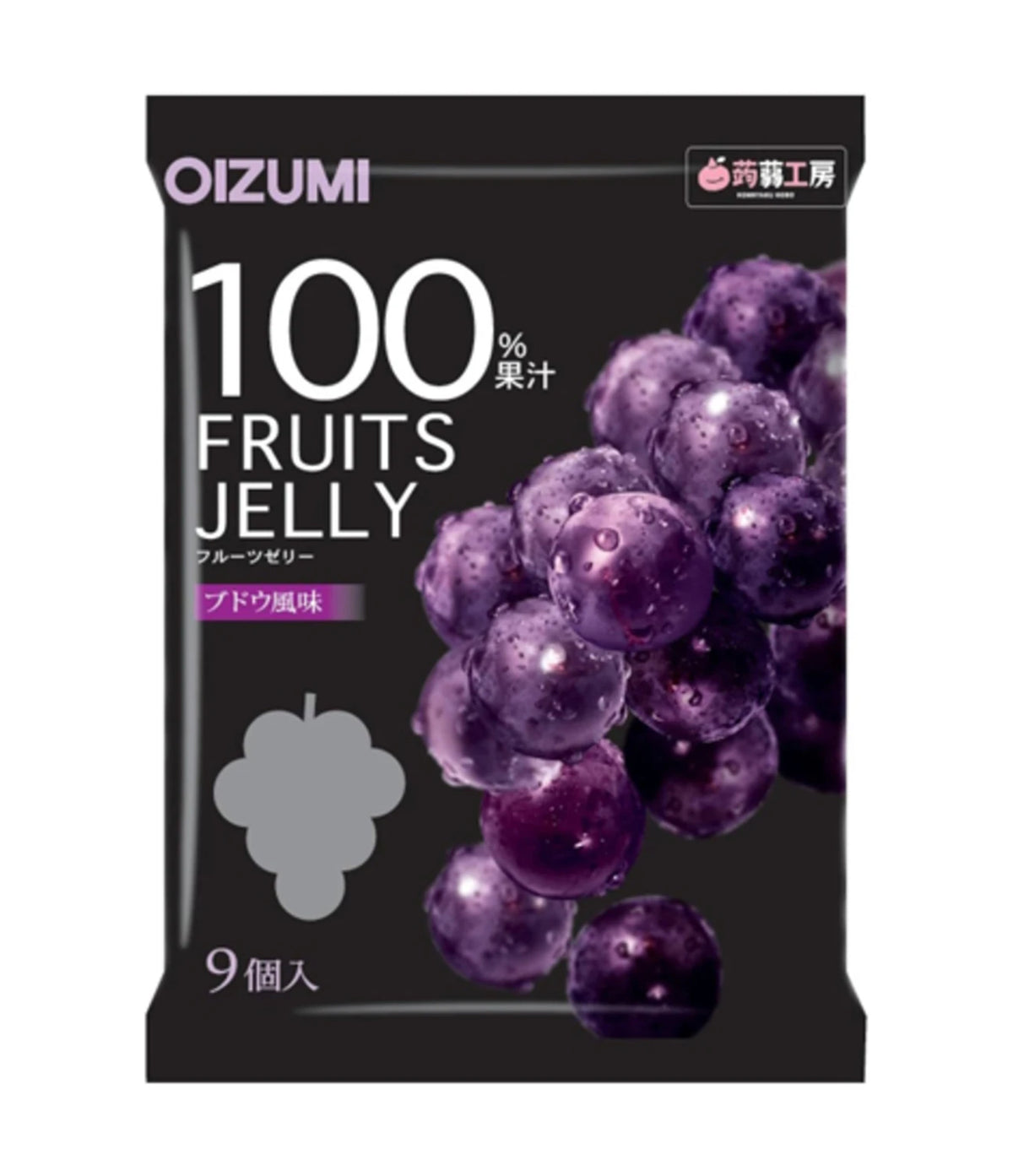 Oizumi - 100% Grape Konjac Jelly 144g