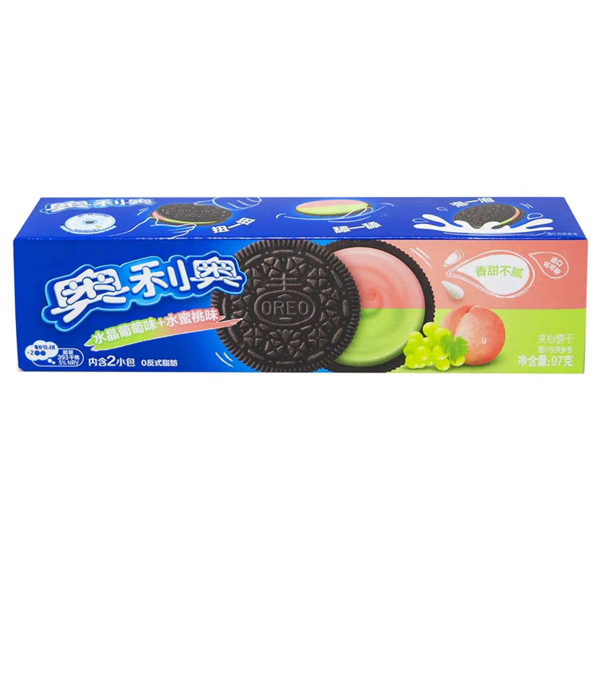 Oreo - Biscuits (Grape & Peach Flavor) 97g