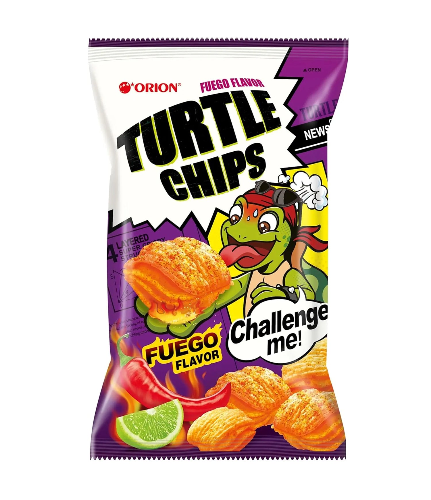 Orion - Kkobuk Turtle Chips (Fuego Flavour) 160g