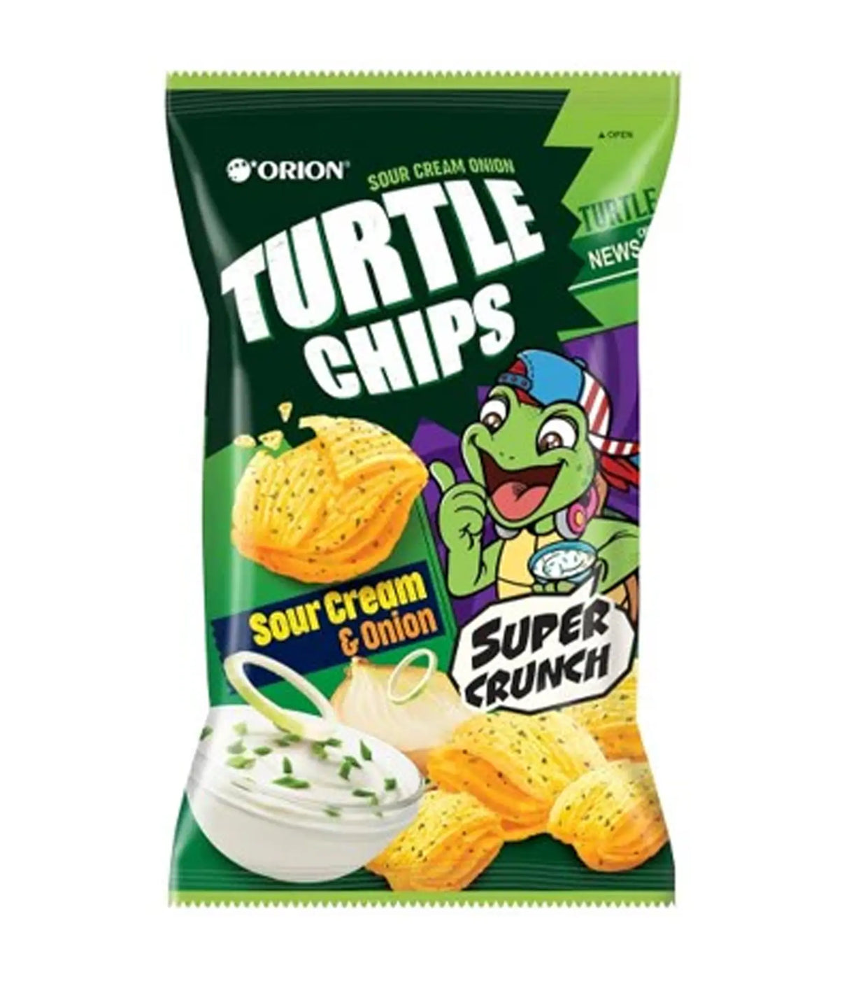 Orion - Kkobuk Turtle Chips (Sour Cream & Onion Flavour) 160g