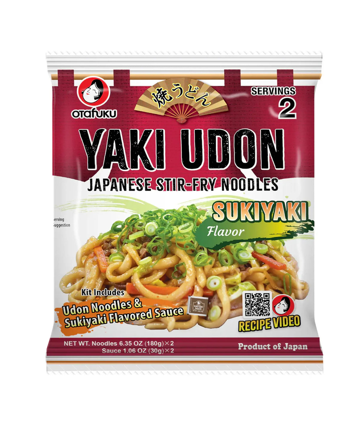 Otafuku - Udon sautées (Sukiyaki) 420g