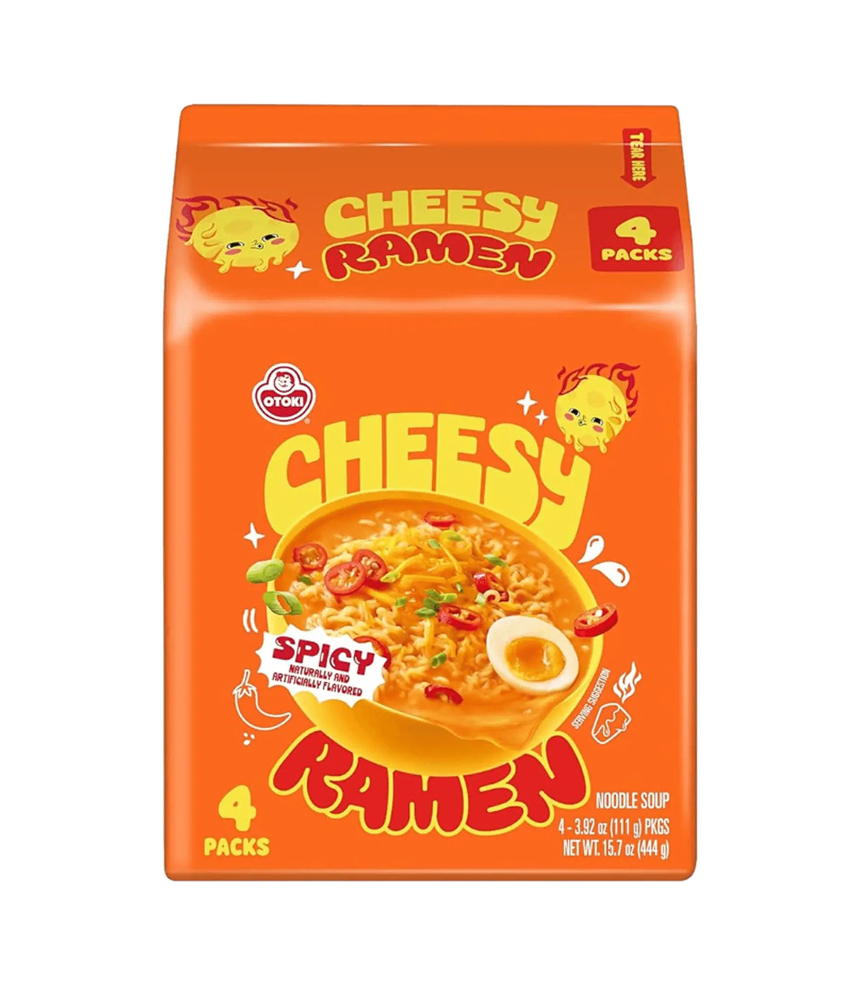Ottogi - Cheesy Ramen (Spicy) 4x111g