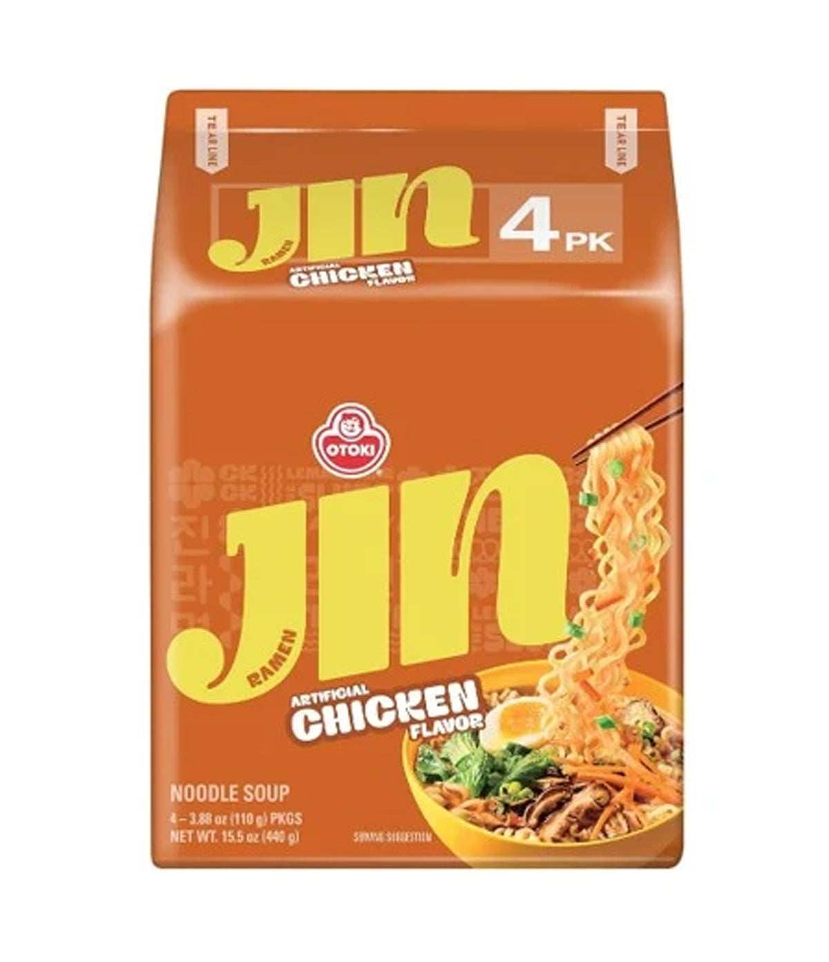 Ottogi - Jin Ramen (Chicken) 4x110g