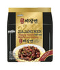 Packaging for Paldo Chajang Noodle (Jjajang Men) showing the product name, weight, and an image of the noodles with sauce.