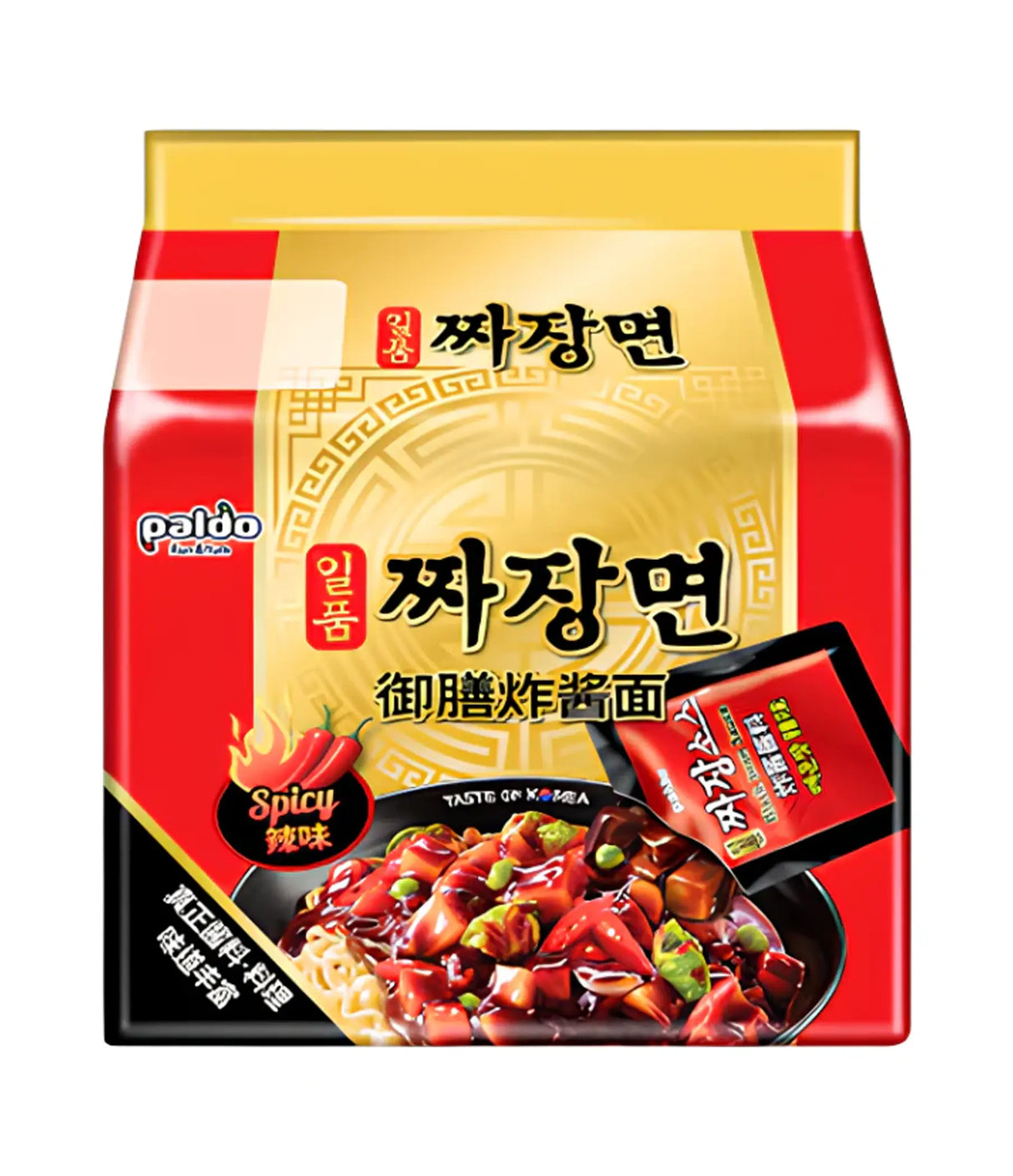 Paldo - Spicy Jjajangmen 4x190g