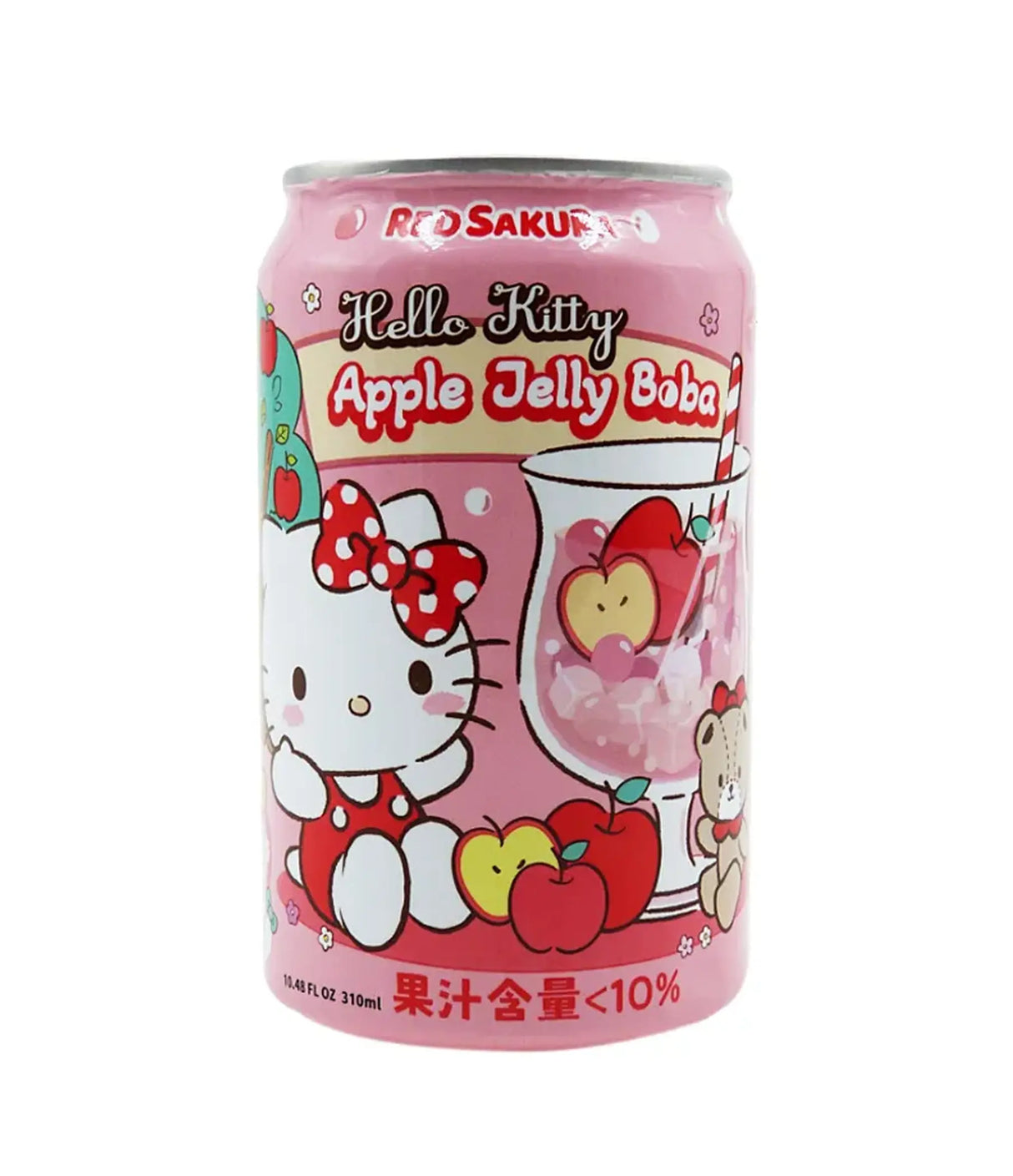 Red Sakura - Hello Kitty Apple Jelly Boba 310ml