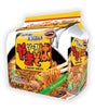 Packaging for Sapporo Ichiban Chow Mein Japanese Style Noodles showing the product name, image of the noodles, and the phrase 'Pan fried noodles with a salty sweet taste'.