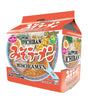 Packaging for Sapporo Ichiban Miso Ramen, showing a red and yellow package with images of the noodles and miso soup, and text indicating it is a 5-pack of 101g servings.