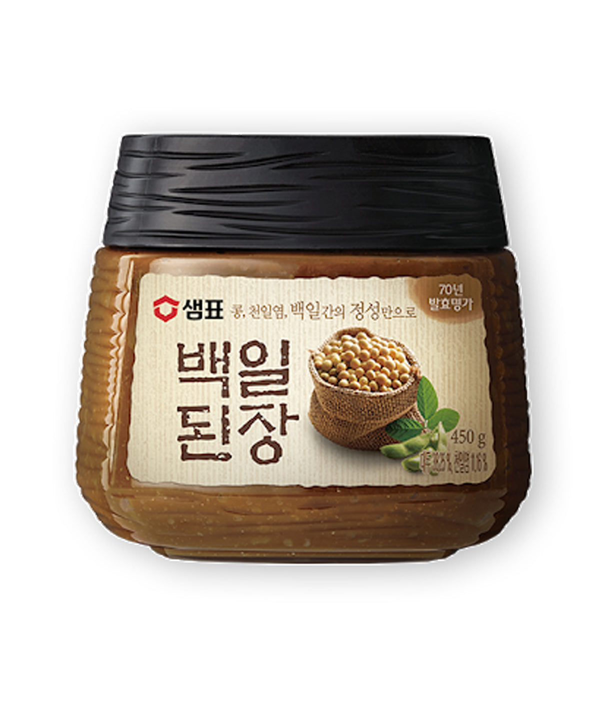 A jar of Sempio Soybean Paste Authentic (Doenjang) 450g with Korean labeling.