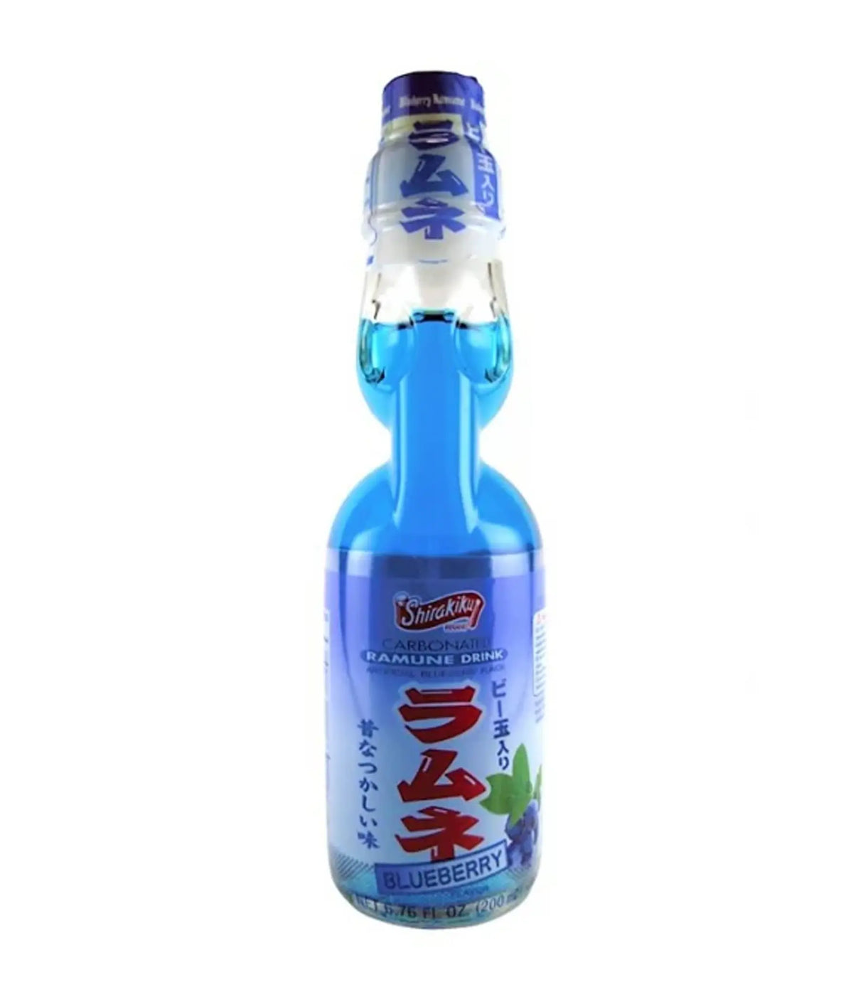 Shirakiku - Ramune Carbonated Drink (Blueberry) 200ml