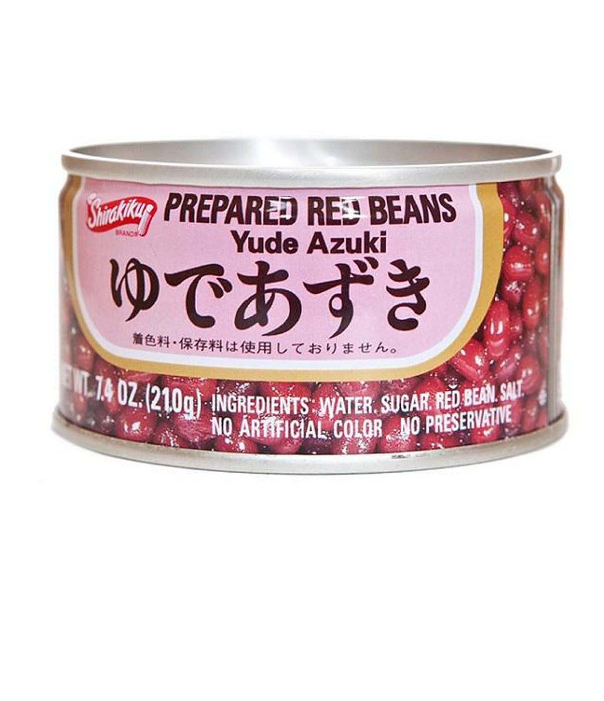 Shirakiku - Sweetened Red Bean (Yude Azuki) 210g